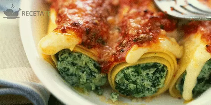 Canelones de Verdura Canelones de Verdura